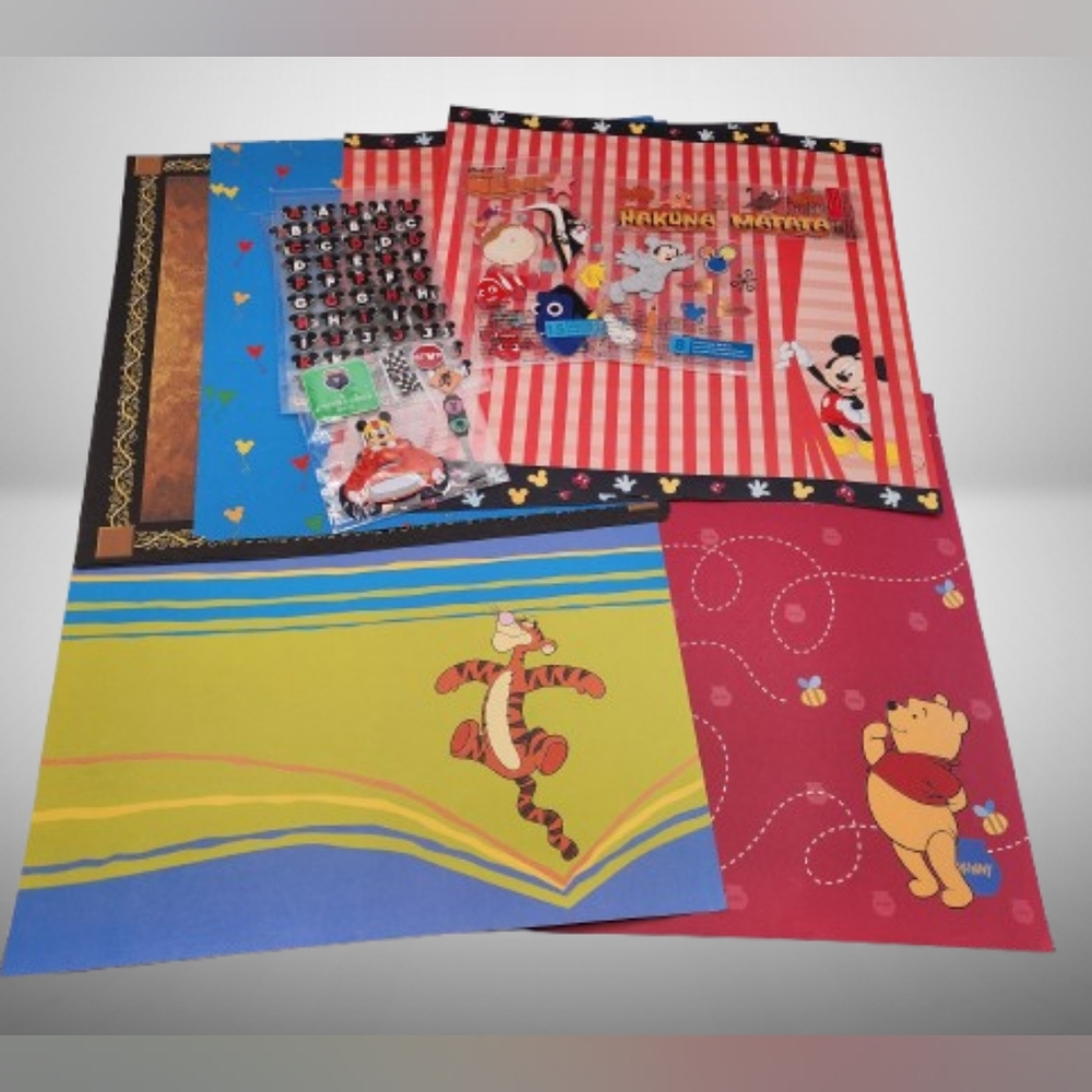 Scrapbook Set - Disney - Paper & Stickers